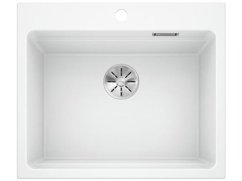 Granitový drez Blanco ETAGON 6 Biela, bez excentru