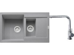 Set Franke MRG 651-78 Šedý kámen + Franke FN 0147 Chrom