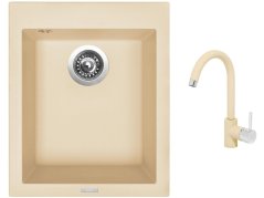Set Sinks CUBE 410 Sahara + baterie Sinks MIX 35 Sahara Set Sinks CUBE 410 Sahara + baterie Sinks MIX 35 Sahara
