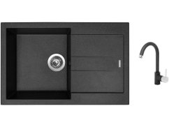 Set Sinks AMANDA 780 Granblack + batéria Sinks MIX 35 Granblack Set Sinks AMANDA 780 Granblack + batéria Sinks MIX 35 Granblack