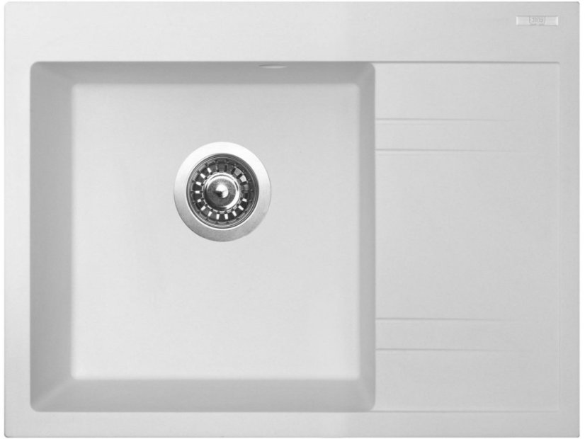 Sinks RIM 650 L Milk + Vitalia černá matná