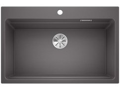 Granitový drez Blanco ETAGON 8 sivá skala, bez excentru