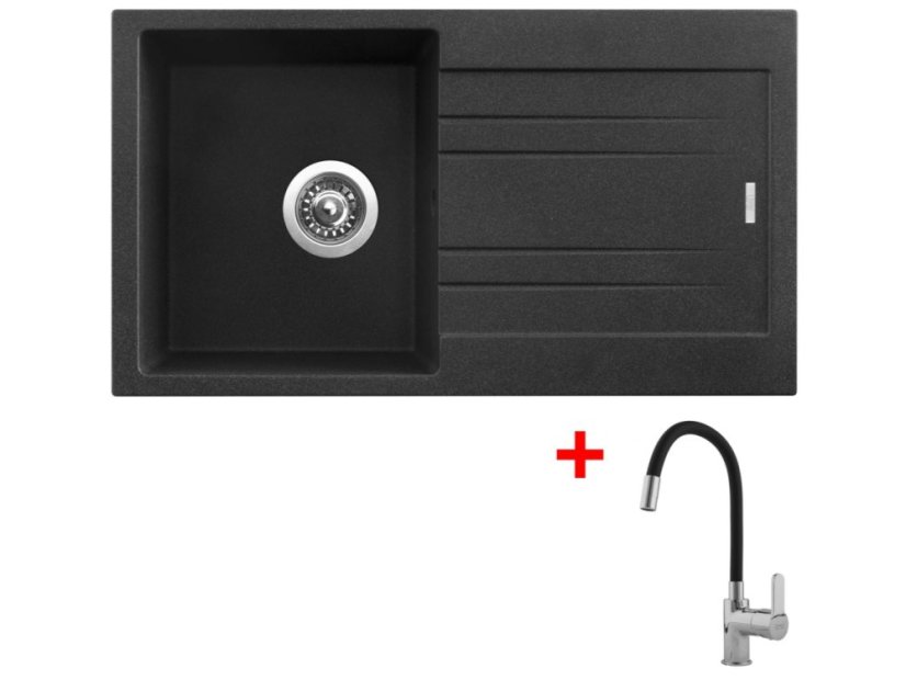 Set Sinks RAPID 780 Granblack + Flexia