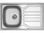 Set Sinks OKIO 800 V 0,7mm leštený + batéria Sinks EVERA chróm