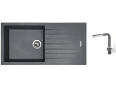 Set Sinks PERFECTO 1000 Titanium + baterie Sinks MIX 3 P Titanium