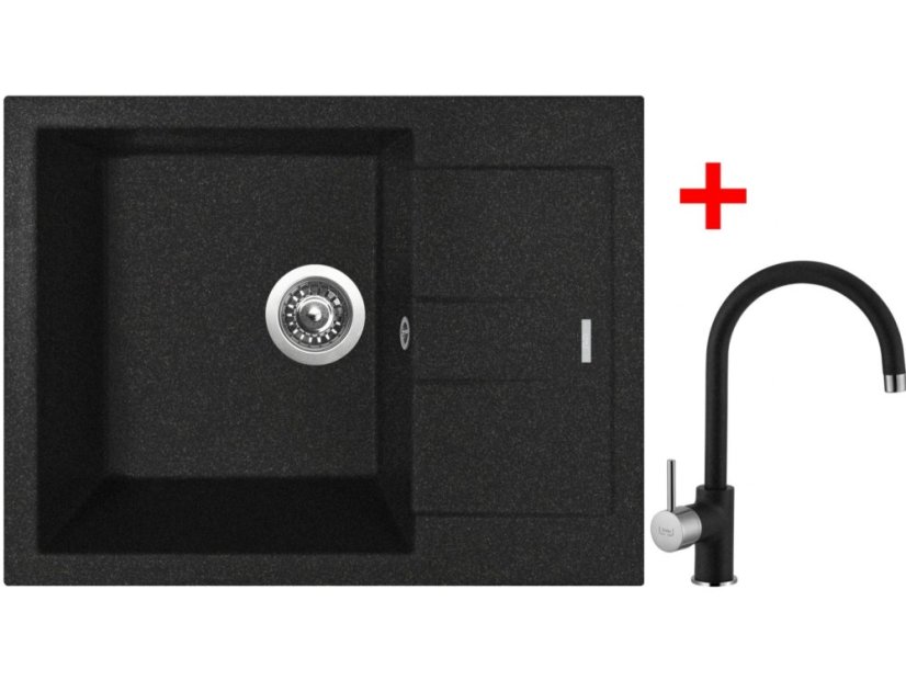 Sinks AMANDA 650 Granblack + Vitalia GR