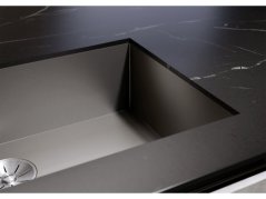 Nerezový drez Blanco ZEROX 500 U InFino nerez Dark Steel