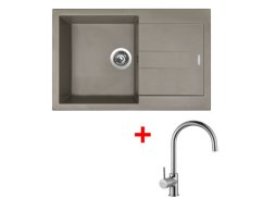 Set Sinks Amanda 780 Truffle + Vitalia