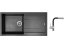 Set Sinks AMANDA 990 Metalblack + baterie Sinks ENIGMA S Metalblack