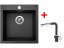 Set Sinks Viva 455 Metalblack + Mix 3 P GR
