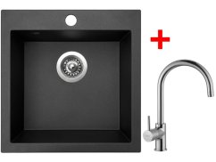Sinks VIVA 455 Metalblack + Vitalia