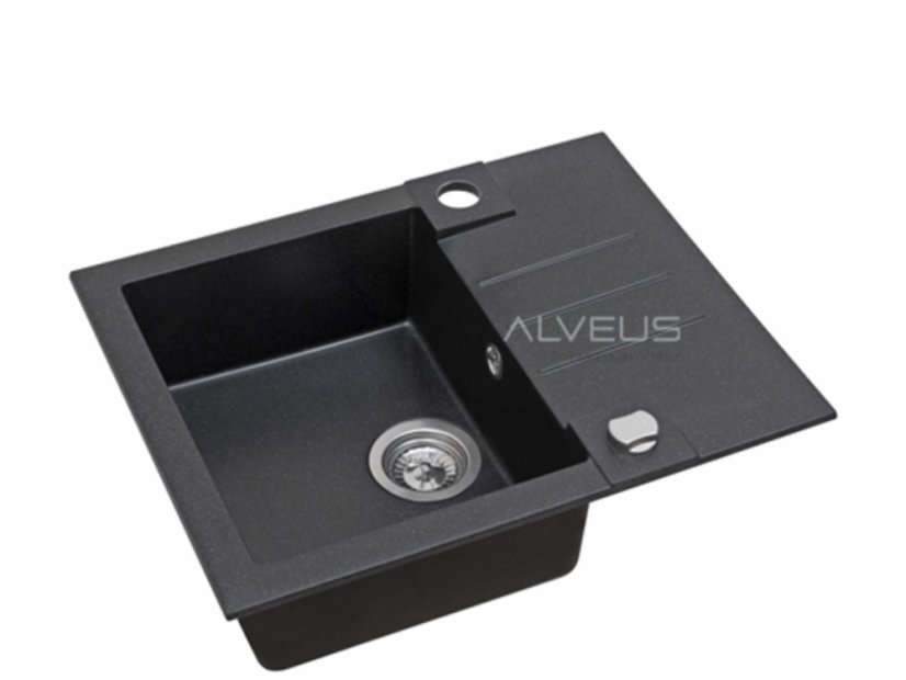 Granitový drez Alveus ROCK 30 čierna
