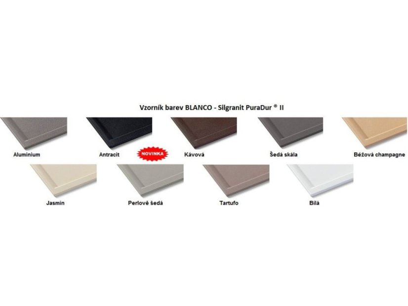 Granitový drez Blanco DALAGO 5 káva s excentrom