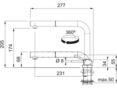 Drezová batéria Franke FN 7483.031 Active