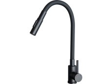 Drezová batéria Sinks ELASTA S čierna matná