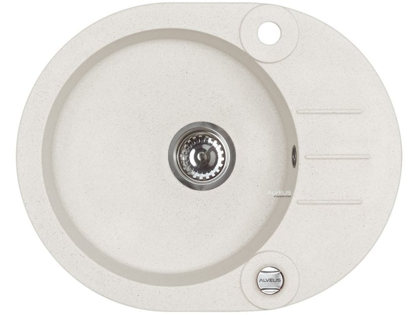 Granitový drez Alveus Roll 40 Biela