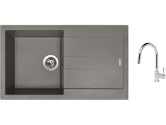 Set Sinks AMANDA 860 Truffle + batéria Sinks MIX 35 P chróm Set Sinks AMANDA 860 Truffle + batéria Sinks MIX 35 P chróm