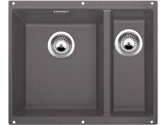 Granitový drez Blanco SUBLINE 340/160 U Sivá skala, ľavý, bez tiahla