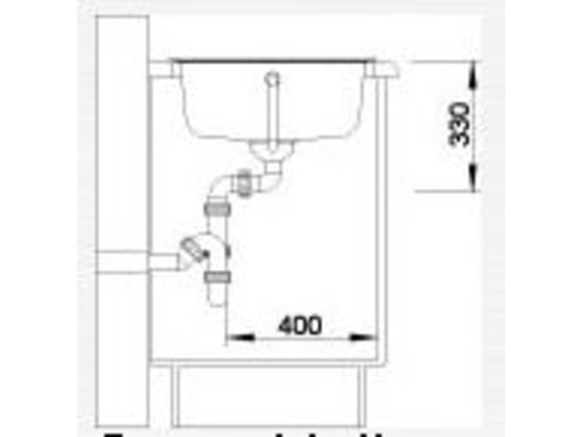 Granitový dřez Blanco ZIA 45 SL kávová