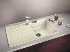 Granitový drez Blanco ZIA 5 S biela soft