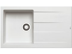 Granitový drez Pyramis Athlos 86 x 50 1B 1D Biela