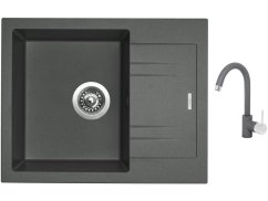 Set Sinks LINEA 600 N Titanium + batéria Sinks MIX 35 Titanium