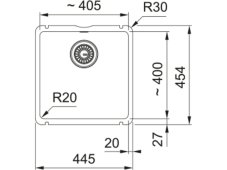 Keramický dřez Franke KXK 110-41 Onyx