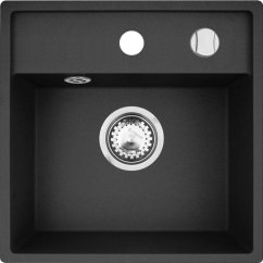 Granitový drez Pyramis Camea Mini 40x40 1B Čierna