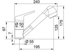 Set Franke BFG 611-78 Sivý kameň + FC 9547.084