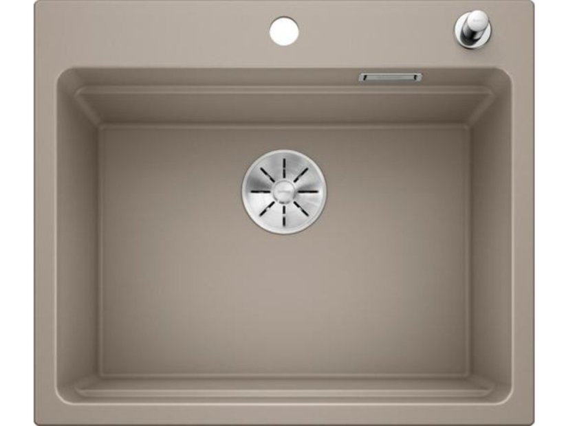 Granitový drez Blanco ETAGON 6 InFino tartufo s excentrom + pojazdy