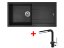 Set Sinks Amanda 990 Nanoblack+Mix 3 P Nanoblack