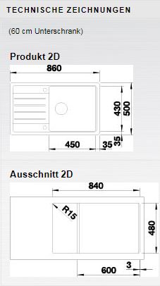 Granitový dřez Blanco LEGRA XL 6 S bílá soft