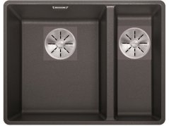 Granitový drez Blanco SUBLINE 340/160 F InFino antracit drez vľavo