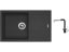 Set Sinks LINEA 780 N Granblack + batéria Sinks MIX 3 P