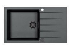 Granitový dřez Alveus Cadit 40 černý 91 - Black edition