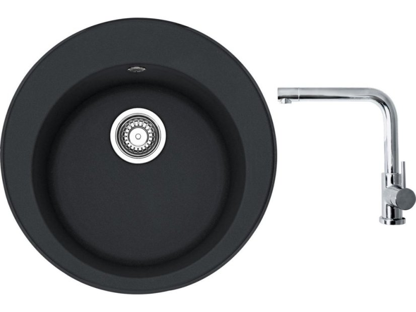 Set Franke ROG 610 Onyx + Franke FN 0143 Chrom