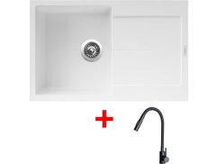 Sinks ULTIMA 790 Milk + ELASTA S čierná matná