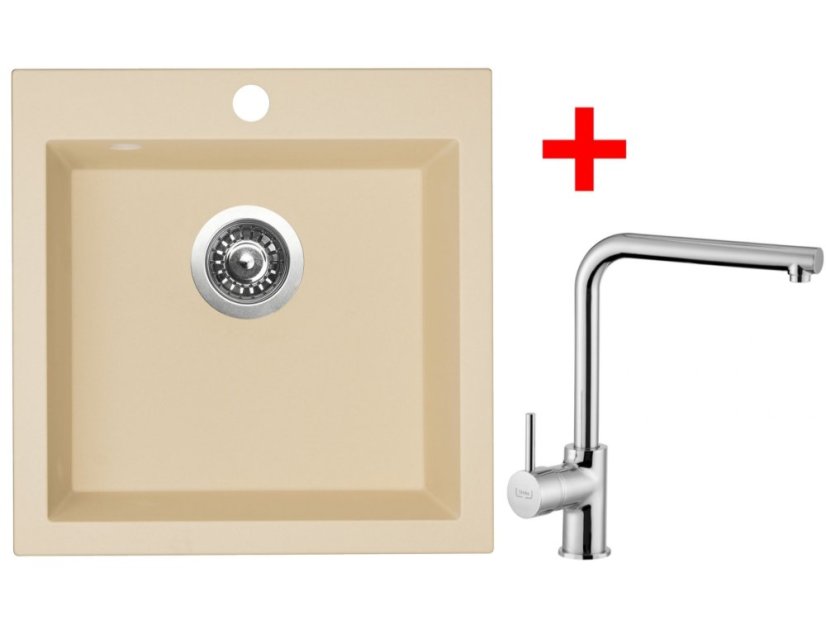 Set Sinks Viva 455 Sahara + Elka