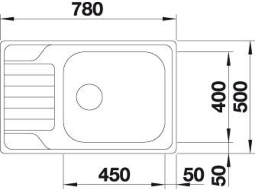 Nerezový drez Blanco DINAS XL 6 S Compact