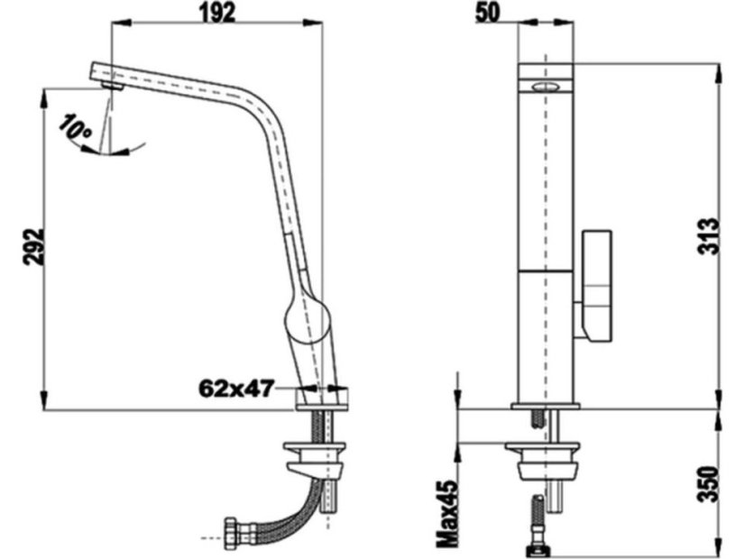 Dřezová baterie Teka ICC 915 BS