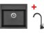 Sinks SOLO 560 Metalblack + ARCO černá matná