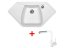 Set Sinks Naiky 980 Milk + Mix 3 P GR