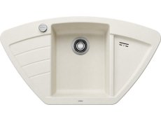 Granitový dřez Blanco ZIA 9 E bílá soft s excentrem Granitový dřez Blanco ZIA 9 E bílá soft s excentrem