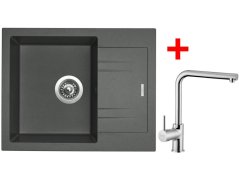 Sinks LINEA 600 Titanium + Elka