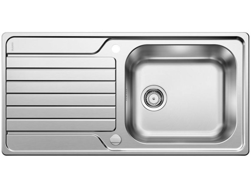 Nerezový drez Blanco DINAS XL 6 S nerez kartáčovaný s excentrom