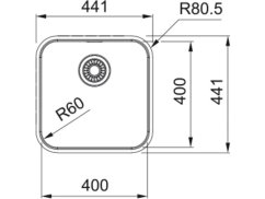Nerezový drez Franke SRX 210/610-40