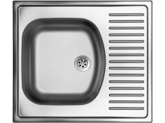 Nerezový drez Sinks SHORT 580 M 0,5 mm matný