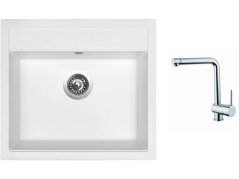 Set Sinks SOLO 560 Milk + batéria Sinks MIX 3 chróm