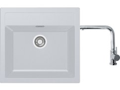 Set Franke SID 610 Tectonite Bílá + baterie Franke FN 0143 Chrom