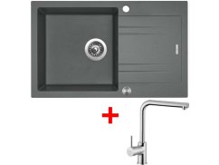 Sinks LINEA 780 XC Titanium + Elka Sinks LINEA 780 XC Titanium + Elka